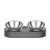 Petkit - Fresh Nano Metal 15° Adjustable Feeding Bowl Set 可調角度貓碗 (不銹鋼雙碗) (pkf4a)